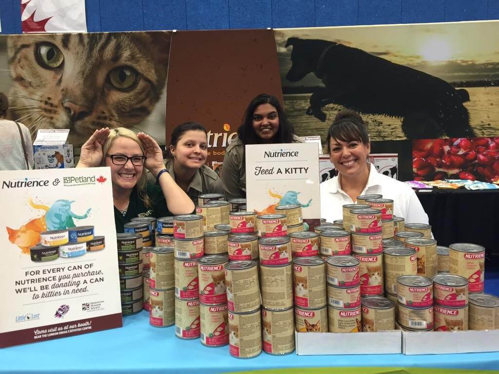 The Nutrience/Petland team at the 2015 Edmonton International Cat Festival!